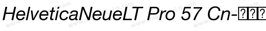 HelveticaNeueLT Pro 57 Cn字体转换
